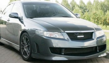 8 399 р. Бампер передний Mugen Style Acura TSX CL9 седан (2003-2008) (Неокрашенный)  с доставкой в г. Таганрог. Увеличить фотографию 2