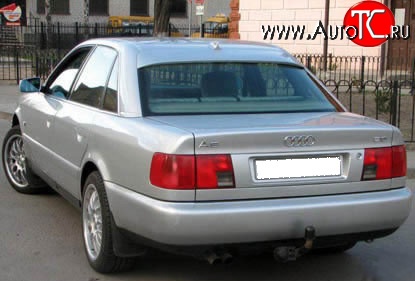 3 349 р. Козырёк STW Style на заднее лобовое стекло автомобиля Audi A6 С4 седан (1994-1997) (Неокрашенный)  с доставкой в г. Таганрог