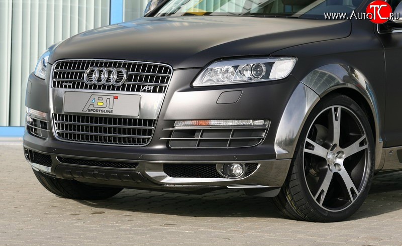 15 799 р. Накладка переднего бампера ABT Audi Q7 4L дорестайлинг (2005-2009)  с доставкой в г. Таганрог