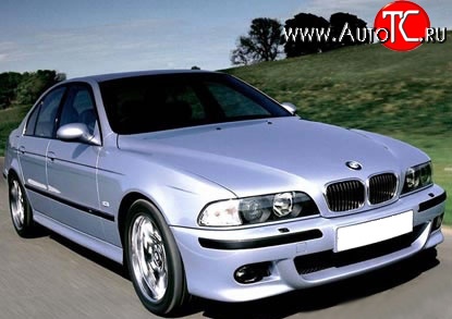 8 149 р. Передний бампер M-Technic BMW 5 серия E39 седан рестайлинг (2000-2003) (Без сетки, Неокрашенный)  с доставкой в г. Таганрог