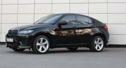 4 749 р. Накладки Global-Tuning на передний бампер автомобиля  BMW X6  E71 (2008-2014) дорестайлинг, рестайлинг (Неокрашенная)  с доставкой в г. Таганрог. Увеличить фотографию 10