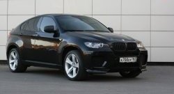 4 749 р. Накладки Global-Tuning на передний бампер автомобиля  BMW X6  E71 (2008-2014) дорестайлинг, рестайлинг (Неокрашенная)  с доставкой в г. Таганрог. Увеличить фотографию 2