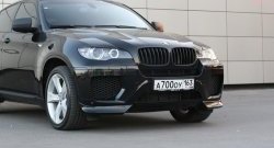 4 749 р. Накладки Global-Tuning на передний бампер автомобиля  BMW X6  E71 (2008-2014) дорестайлинг, рестайлинг (Неокрашенная)  с доставкой в г. Таганрог. Увеличить фотографию 5