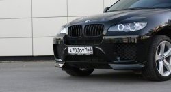 4 749 р. Накладки Global-Tuning на передний бампер автомобиля  BMW X6  E71 (2008-2014) дорестайлинг, рестайлинг (Неокрашенная)  с доставкой в г. Таганрог. Увеличить фотографию 9