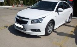 3 899 р. Пороги накладки Sport Style Chevrolet Cruze J300 седан дорестайлинг (2009-2012) (Неокрашенные)  с доставкой в г. Таганрог. Увеличить фотографию 3