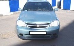 3 499 р. Накладка CTS на передний бампер автомобиля Chevrolet Lacetti седан (2002-2013) (Неокрашенная)  с доставкой в г. Таганрог. Увеличить фотографию 3