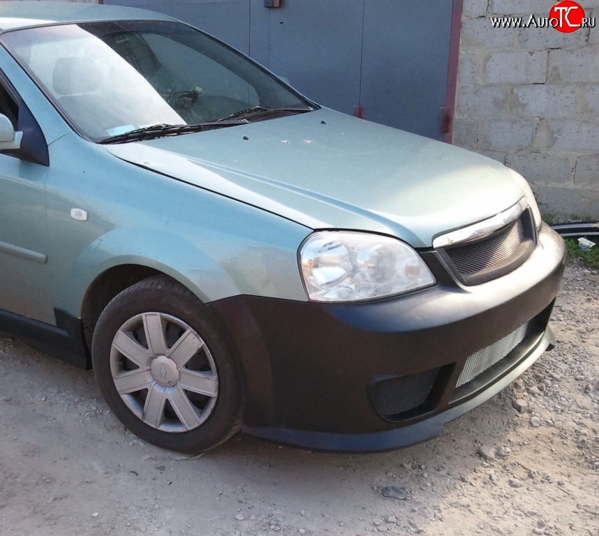 5 999 р. Передний бампер KATO  Chevrolet Lacetti  седан (2002-2013) (Неокрашенный)  с доставкой в г. Таганрог