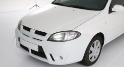 5 599 р. Передний бампер Style Chevrolet Lacetti хэтчбек (2002-2013) (Неокрашенный)  с доставкой в г. Таганрог. Увеличить фотографию 2