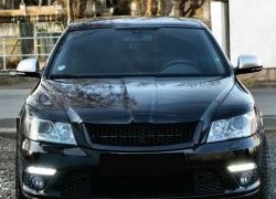 859 р. Реснички на фары СТ Skoda Octavia A5 рестайлинг универсал (2008-2013) (Неокрашенные)  с доставкой в г. Таганрог. Увеличить фотографию 3