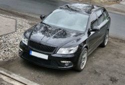 859 р. Реснички на фары СТ Skoda Octavia A5 рестайлинг универсал (2008-2013) (Неокрашенные)  с доставкой в г. Таганрог. Увеличить фотографию 4