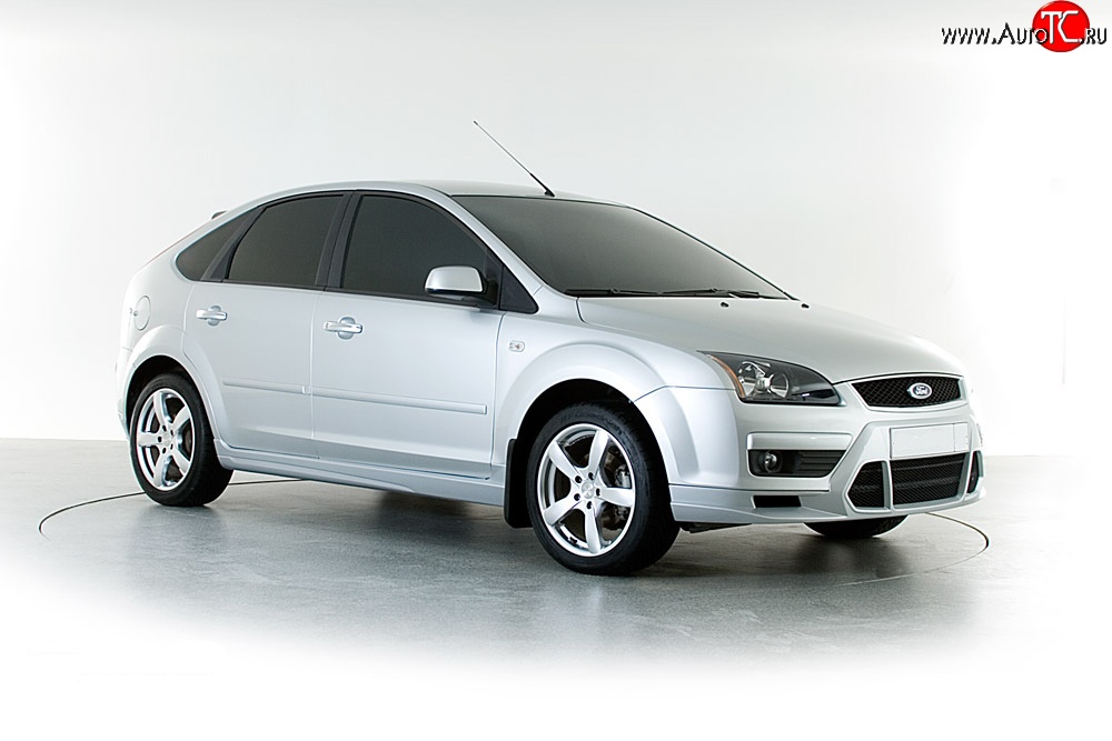 2 899 р. Накладка переднего бампера Sport Style Ford Focus 2 универсал дорестайлинг (2004-2008) (Неокрашенная)  с доставкой в г. Таганрог