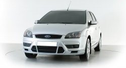 2 899 р. Накладка переднего бампера Sport Style Ford Focus 2 универсал дорестайлинг (2004-2008) (Неокрашенная)  с доставкой в г. Таганрог. Увеличить фотографию 2