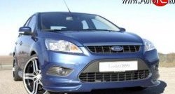 6 599 р. Накладка переднего бампера Loder 1899  Ford Focus  2 (2007-2011) седан рестайлинг, универсал рестайлинг, хэтчбэк 3 дв. рестайлинг, хэтчбэк 5 дв. рестайлинг (Неокрашенная)  с доставкой в г. Таганрог. Увеличить фотографию 2