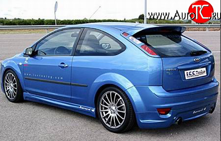 3 249 р. Спойлер ICC Ford Focus 2 хэтчбэк 3 дв. дорестайлинг (2004-2007)  с доставкой в г. Таганрог