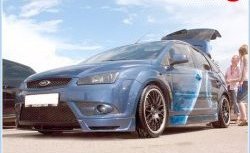 4 999 р. Накладка переднего бампера ST Sport Ford Focus 2  седан дорестайлинг (2004-2008) (Неокрашенная)  с доставкой в г. Таганрог. Увеличить фотографию 2