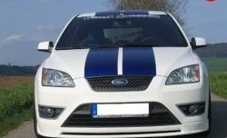 4 999 р. Накладка переднего бампера ST Sport Ford Focus 2  седан дорестайлинг (2004-2008) (Неокрашенная)  с доставкой в г. Таганрог. Увеличить фотографию 7