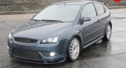 5 899 р. Пороги накладки Sport Ford Focus 2 хэтчбэк 3 дв. дорестайлинг (2004-2007) (Неокрашенные)  с доставкой в г. Таганрог. Увеличить фотографию 2