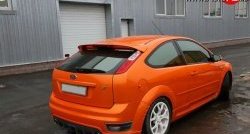 5 999 р. Накладка заднего бампера ST Sport  Ford Focus  2 (2004-2008) хэтчбэк 3 дв. дорестайлинг, хэтчбэк 5 дв. дорестайлинг (Неокрашенный)  с доставкой в г. Таганрог. Увеличить фотографию 6