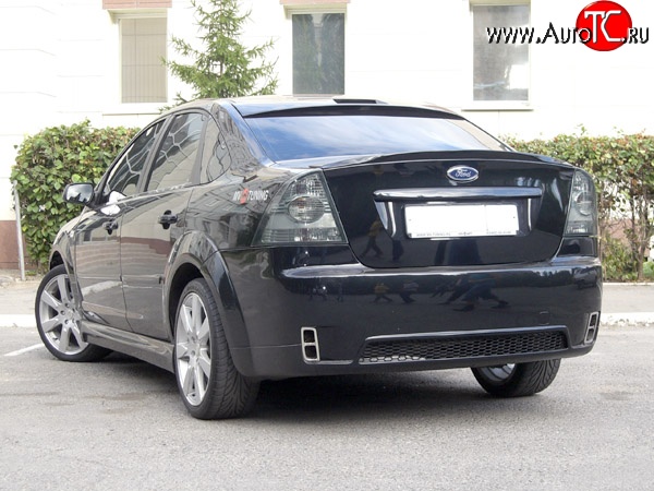 14 299 р. Задний бампер Concept  Ford Focus  2 (2004-2011)  седан дорестайлинг, седан рестайлинг (Неокрашенный)  с доставкой в г. Таганрог