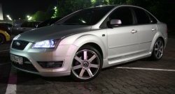 6 999 р. Пороги накладки ST  Ford Focus  2 (2004-2011)  седан дорестайлинг, хэтчбэк 5 дв. дорестайлинг, седан рестайлинг, хэтчбэк 5 дв. рестайлинг (Неокрашенные)  с доставкой в г. Таганрог. Увеличить фотографию 4