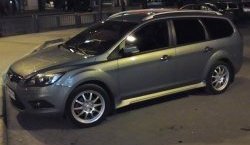 Пороги накладки BombStyle Ford Focus 2 универсал рестайлинг (2007-2011)