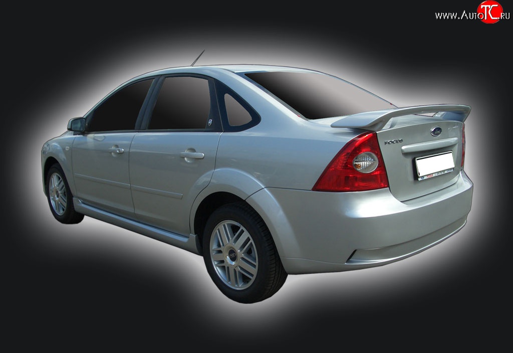 5 799 р. Спойлер GT Dynamics Ford Focus 2 седан рестайлинг (2007-2011) (Неокрашенный)  с доставкой в г. Таганрог