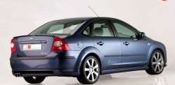 5 699 р. Накладка бампера MS  Ford Focus  2 (2004-2008)  седан дорестайлинг (Неокрашенная)  с доставкой в г. Таганрог. Увеличить фотографию 2