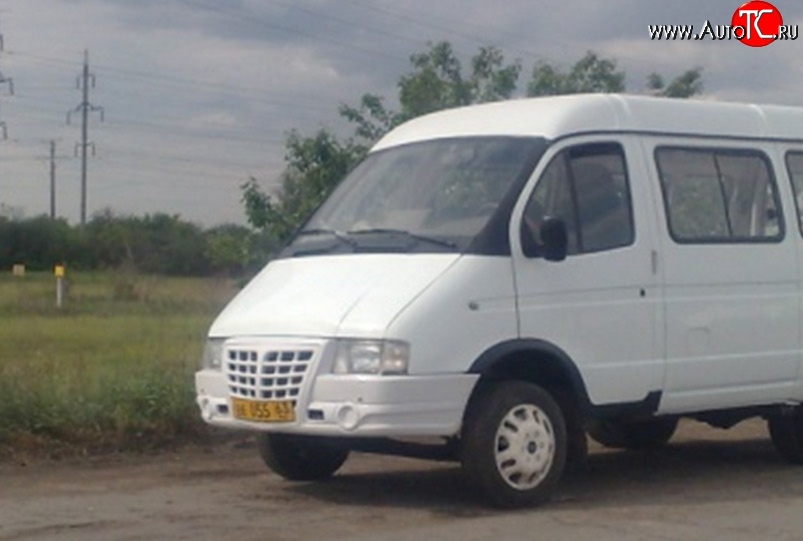 3 099 р. Передний бампер Old-Audi ГАЗ Баргузин 2217 автобус дорестайлинг (1998-2002) (Неокрашенный)  с доставкой в г. Таганрог