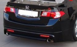 9 399 р. Юбка заднего бампера MUGEN  Honda Accord  CU (2008-2011) седан дорестайлинг (Неокрашенная)  с доставкой в г. Таганрог. Увеличить фотографию 2