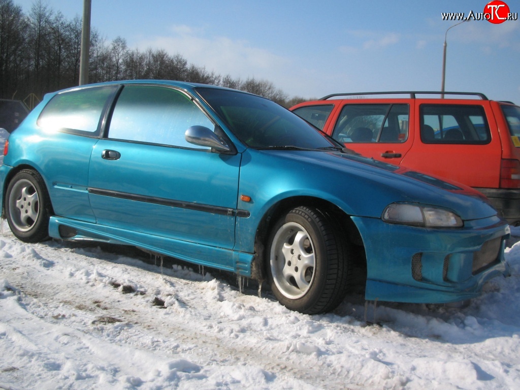 3 449 р. Пороги накладки R-Style Honda Civic EG седан (1992-1995)  с доставкой в г. Таганрог