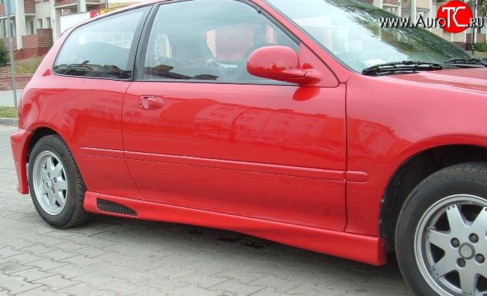 4 699 р. Пороги накладки Style Honda Civic EG седан (1992-1995)  с доставкой в г. Таганрог