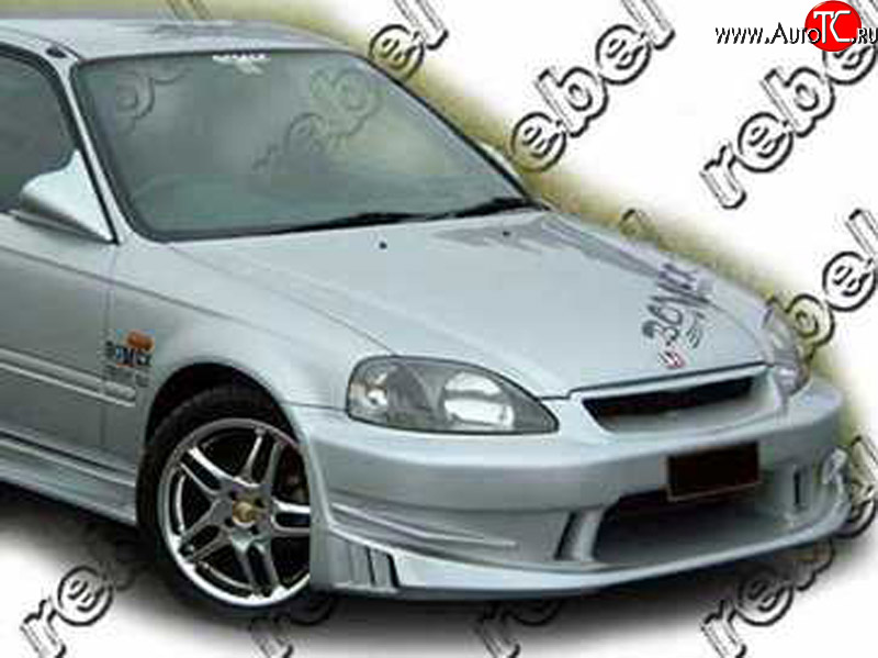 7 299 р. Передний бампер Sport Honda Civic EJ,EK,EM седан дорестайлинг (1995-1998) (кузов: седан)  с доставкой в г. Таганрог