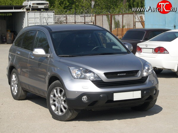 4 699 р. Решётка радиатора Mugen Style  Honda CR-V  RE1,RE2,RE3,RE4,RE5,RE7 (2007-2010) дорестайлинг (Неокрашенная)  с доставкой в г. Таганрог