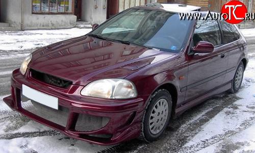 5 049 р. Передний бампер на Honda Civic EJ,EK,EM седан дорестайлинг (1995-1998)  с доставкой в г. Таганрог