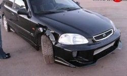 5 049 р. Передний бампер на Honda Civic EJ,EK,EM седан дорестайлинг (1995-1998)  с доставкой в г. Таганрог. Увеличить фотографию 2