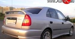 6 549 р. Пороги накладки Street Hyundai Accent седан ТагАЗ (2001-2012) (Неокрашенные)  с доставкой в г. Таганрог. Увеличить фотографию 2