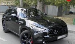 4 399 р. Решётка радиатора Sport INFINITI FX37 S51 рестайлинг (2011-2013) (Неокрашенная)  с доставкой в г. Таганрог. Увеличить фотографию 3