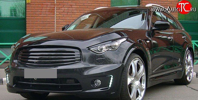 15 999 р. Решётка радиатора Style INFINITI FX37 S51 дорестайлинг (2008-2011) (Неокрашенная)  с доставкой в г. Таганрог