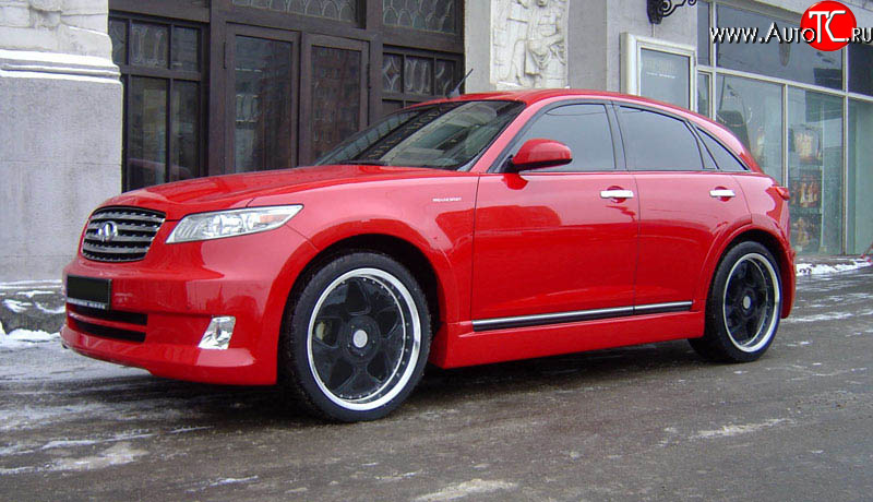 21 099 р. Передние крылья AERO INFINITI FX35 S50 дорестайлинг (2002-2005) (Неокрашенные)  с доставкой в г. Таганрог