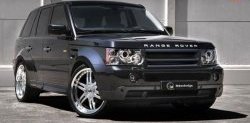 34 799 р. Накладки на колёсные арки HAMMAN Land Rover Range Rover Sport 1 L320 дорестайлинг (2005-2009) (Неокрашенные)  с доставкой в г. Таганрог. Увеличить фотографию 2