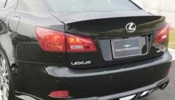 12 599 р. Накладка заднего бампера Wald Lexus IS250 XE20 седан дорестайлинг (2005-2013) (Неокрашенная)  с доставкой в г. Таганрог. Увеличить фотографию 2