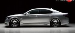 37 099 р. Передние крылья Wald  Lexus LS460  XF40 (2006-2012) дорестайлинг, 1-ый рестайлинг (Неокрашенные)  с доставкой в г. Таганрог. Увеличить фотографию 3