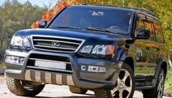 18 449 р. Передний бампер Red Aleti Lexus LX470 J100 дорестайлинг (1998-2002) (Неокрашенный)  с доставкой в г. Таганрог. Увеличить фотографию 2