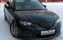 4 849 р. Накладка переднего бампера Global-Tuning Mazda 3/Axela BK дорестайлинг седан (2003-2006) (Неокрашенная)  с доставкой в г. Таганрог. Увеличить фотографию 2