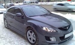 1 149 р. Реснички EX-Style Mazda 6 GH рестайлинг лифтбэк (2010-2012) (Неокрашенные)  с доставкой в г. Таганрог. Увеличить фотографию 3