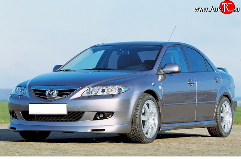 9 499 р. Накладка переднего бампера ATH Mazda 6 GG лифтбэк дорестайлинг (2002-2005)  с доставкой в г. Таганрог