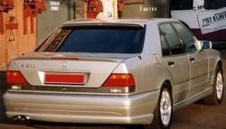 6 199 р. Козырёк LORINSER на заднее лобовое стекло автомобиля Mercedes-Benz S class W140 Седан (1991-1998) (Неокрашенный)  с доставкой в г. Таганрог. Увеличить фотографию 4