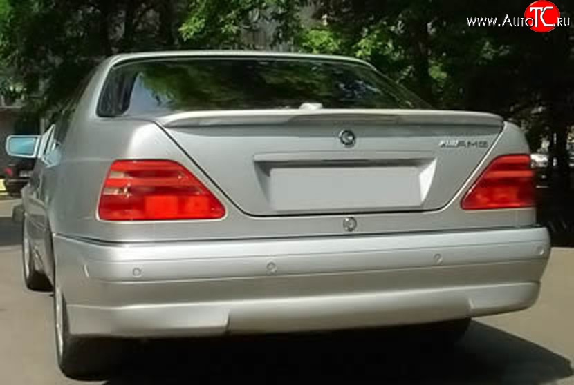 11 399 р. Накладка заднего бампера AMG Mercedes-Benz S class W140 Купе (1991-1998) (Неокрашенная)  с доставкой в г. Таганрог