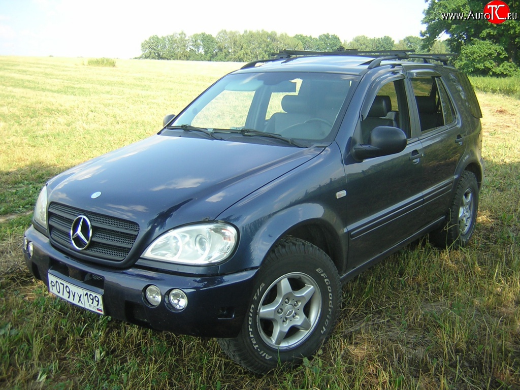 5 199 р. Передний бампер MT Mercedes-Benz ML class W163 дорестайлинг (1997-2001) (Неокрашенный)  с доставкой в г. Таганрог