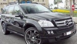 7 349 р. Вставки для модульной оптики ПТФ BRABUS Mercedes-Benz GL class X164 рестайлинг (2009-2012) (Без оптических модулей)  с доставкой в г. Таганрог. Увеличить фотографию 2